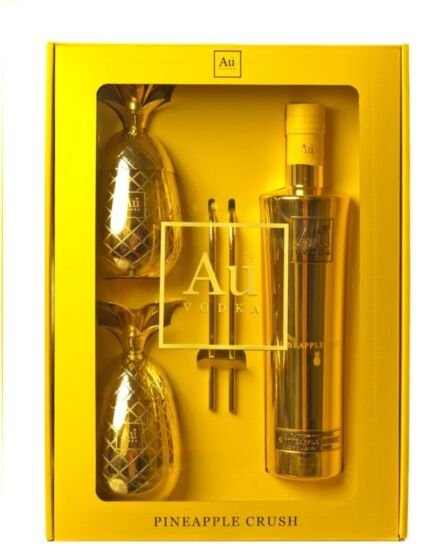 Au Vodka Pineapple Gift Pack 70cl