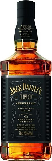 Jack Daniel's 150th Anniversary Tennessee Bourbon Whisky 70 cl