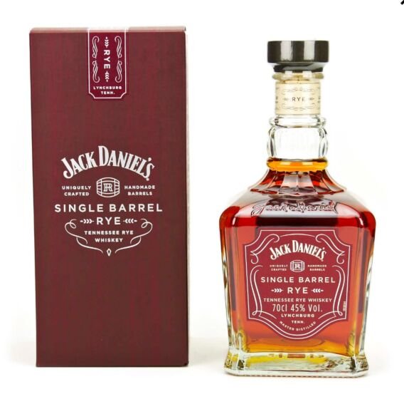 Jack Daniel's Single Barrel Rye Whiskey - 45% with Gift Box