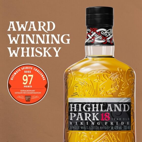 Highland Park 18 Year Old Single Malt Whisky 70cl