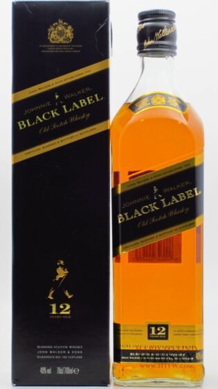 Johnnie Walker - Black Label - 12 yo - Blended Scotch Whisky - 70cl - 40% ABV