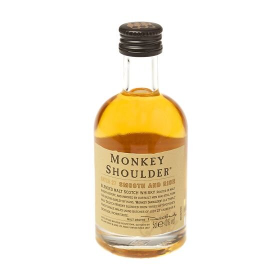 Monkey Shoulder - Blended Malt Scotch Whisky Miniature - 5cl - 40% ABV