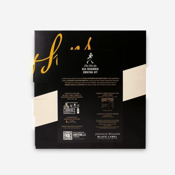 Johnnie Walker Black Label | Not So Old Fashioned Gift Set | Limited Edition | 40% vol | 35cl |