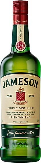 Jameson Triple Distilled Original Irish Whiskey - 70cl - 40% ABV