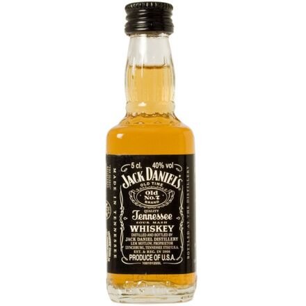 Jack Daniels - Old No 7 - Tennessee Bourbon Whiskey Miniature - 5cl Single