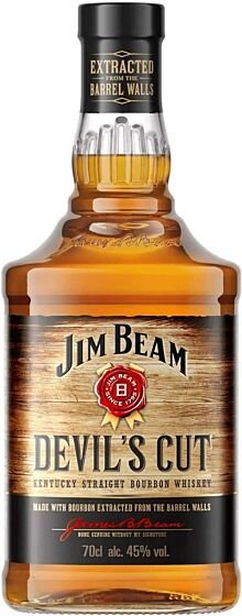 Jim Beam Devil's Cut Kentucky Straight Bourbon Whiskey, 70 cl