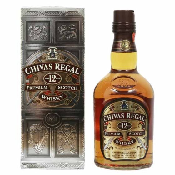 Chivas Regal - 12 yo - Blended Scotch Whisky - 40% ABV - 70cl