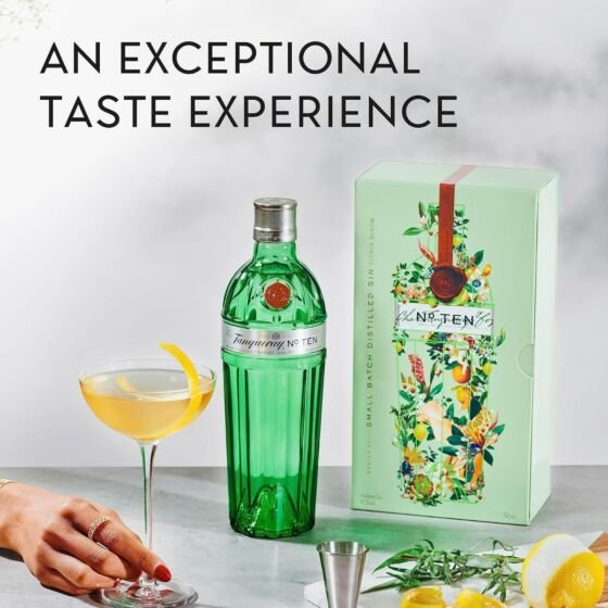 Tanqueray No. Ten Gin Martini Cocktail Gift Set 70cl