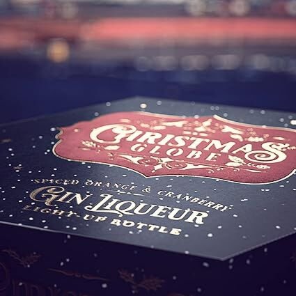 Christmas Globe Gin Liqueur – Spiced Orange and Cranberry Flavour, 70cl, 20% ABV