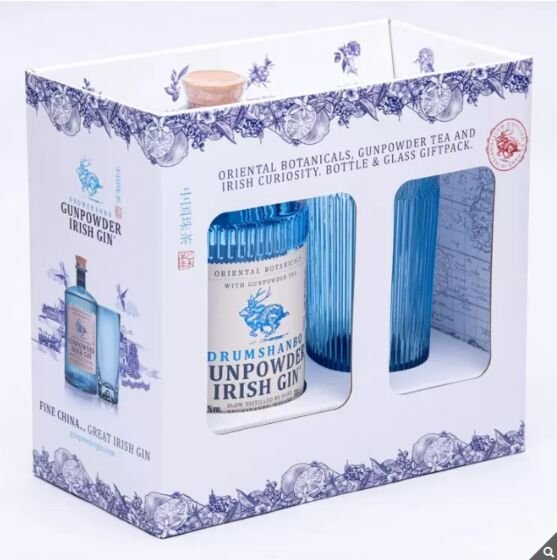 Drumshanbo Gunpowder Irish Gin Gift Pack, 70cl