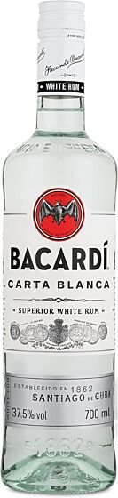 Bacardi Carta Blanca Rum 70cl