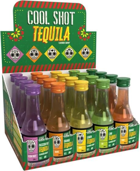 Cool Shot Tequila 20x20ml Mixed Tequila Shots