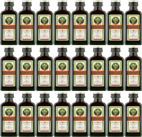 Jägermeister Herbal Liqueur, Case of 24 x 2cl mini bottles
