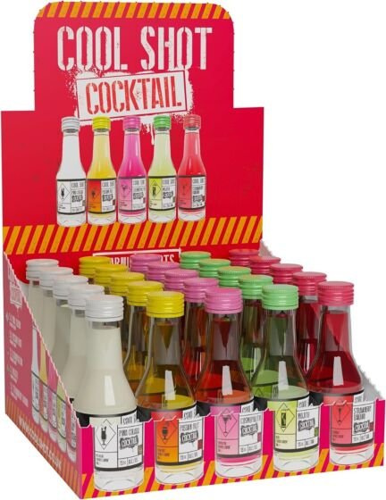 Cool Shot Cocktails 25X20ml | Mixed Vodka Shots |