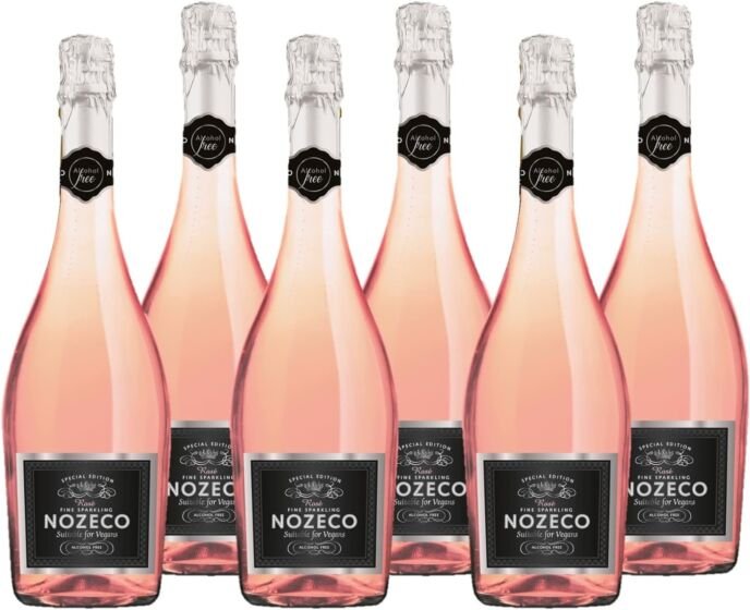 Nozeco Rose - Alcohol Free Sparkling Wine Vegan 6 x 75cl ( case of 6)