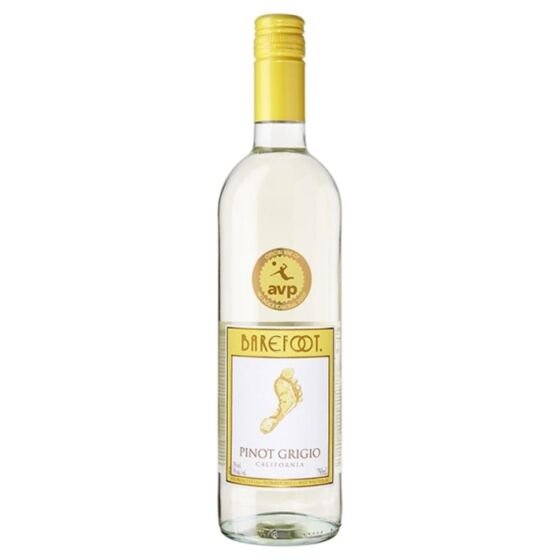 Barefoot - Pinot Grigio - Californian White Wine - 75cl Single Bottle