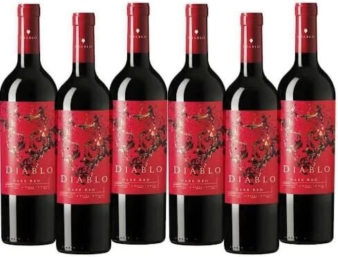 Diablo Dark Red Wine 6 X 75cl