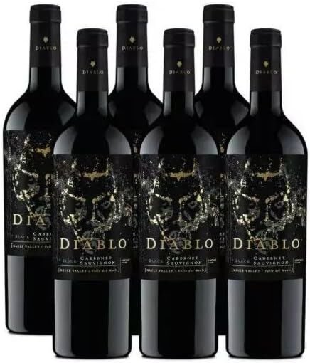 Diablo Black Cabernet Sauvignon Red Wine 6 x 75cl