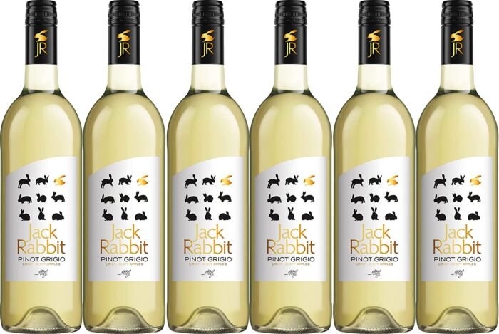 Jack Rabbit Pinot Grigio 75cl (Pack of 6 x 75cl)