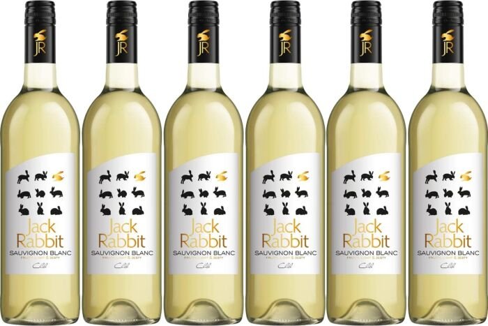 Jack Rabbit Sauvignon Blanc Chilean White Wine (6 x 75cl Bottles)