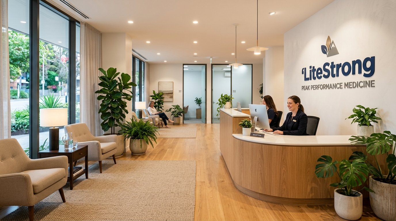 Recepción de LifeStrong Wellness Center